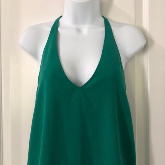 Medium green Leith T back camisole - Picture 4 of 7